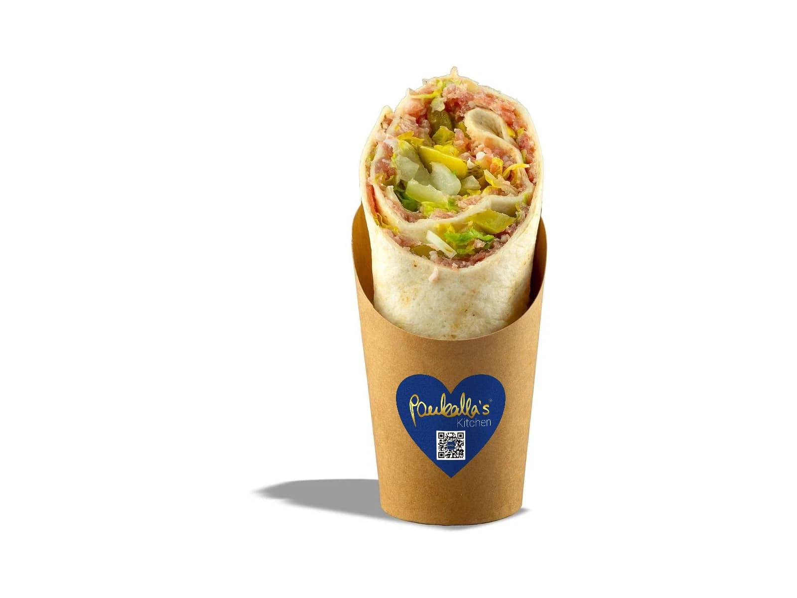 Zwiebelmett-Wrap