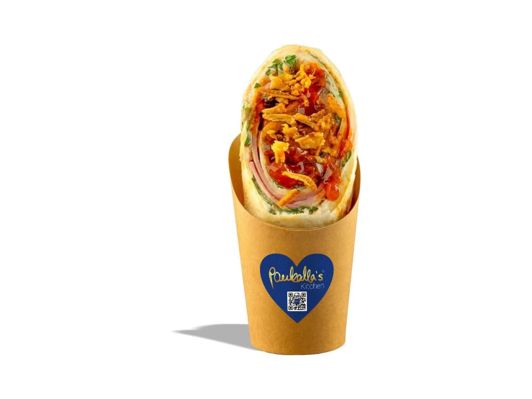 BBQ-Schinken-Wrap